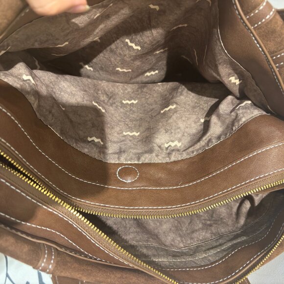 Songmont Travel Bag Handbag Brown - Picture 2 of 5